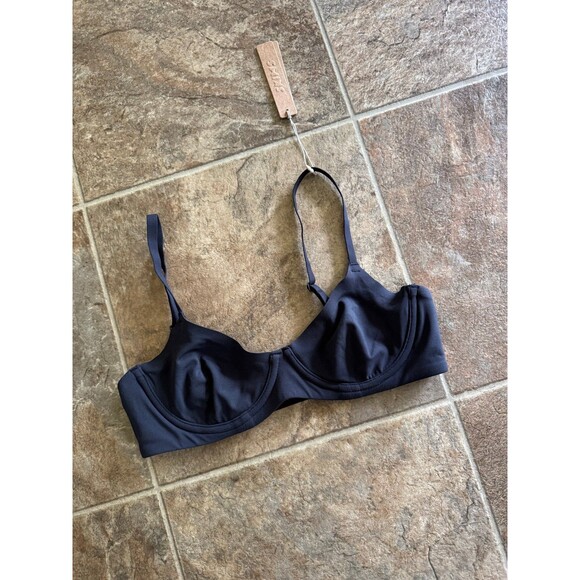Skims Fits Everybody Unlined Demi Bra Onyx Size 34B - Picture 2 of 8